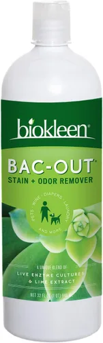 Vista 12 de BioKleen Bac-Out eliminador de manchas y olores de 32 onzas.
