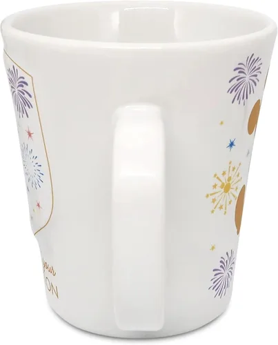 Vista 3 de Disney Parks Exclusive - Taza de café de cerámica - Desbloquea tu imaginación con cuchara en forma de llave