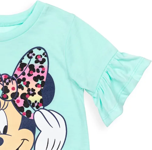 Vista 7 de Disney Conjunto de camiseta y leggings de Minnie Mouse para bebés y niños grandes Azul