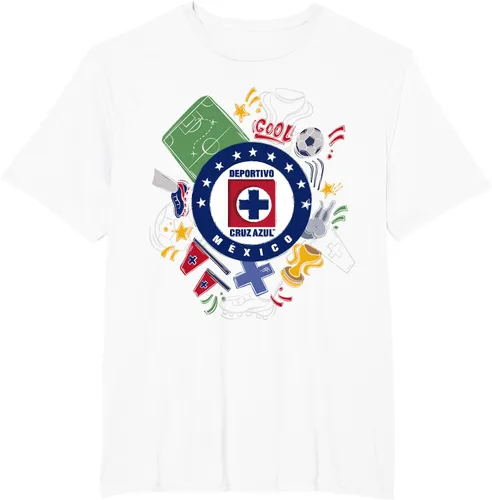 Vista 5 de Cruz Azul - Consigue una gran puntuación con nuestra camiseta exclusiva de la colección, Blanco