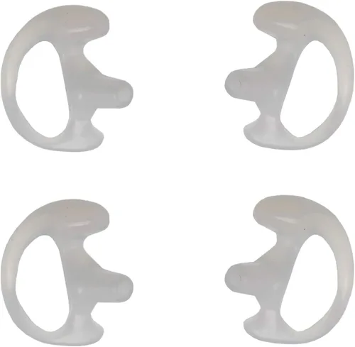 Vista 11 de Molde de oreja de aleta de silicona para auricular de radio bidireccional, repuesto de molde de oreja, puntas de auriculares para auricular