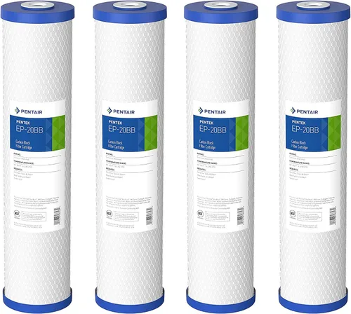 Vista 9 de Pentair Pentek EP-10 Filtro de agua de carbono, 10 pulgadas, cartucho de repuesto de bloque de carbono para debajo del fregadero con filtro