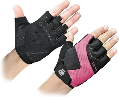 Vista 11 de Fit Active Sports Max Grip - Guantes de entrenamiento para levantamiento de pesas para levantamiento de pesas, ciclismo, entrenamiento de fitness