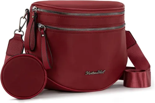 Vista 8 de Montana West Bum Bag - Bolso cruzado de nailon para mamá con monedero