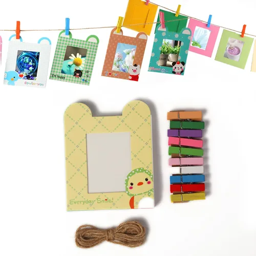 Vista 4 de Paquete de accesorios para cámara instantánea compatibles con cámara Fujifilm Instax Mini 12 11, incluye mini álbum de fotos, marcos de película