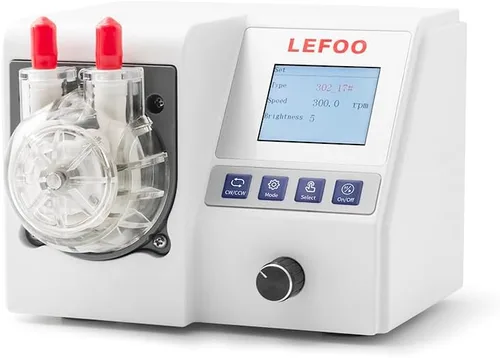 Vista 3 de LEFOO LFPC3025ST 24V bomba de laboratorio peristáltico inteligente pequeña corriente constante de alta precisión pequeña bomba de agua de medición