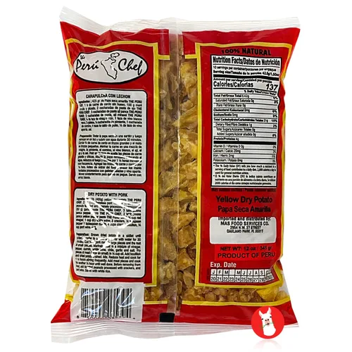 Vista 3 de Peru Chef Peruchef Papa Seca Amarilla Peruana 12.17 oz 12 oz de papa seca amarilla de Perú 2