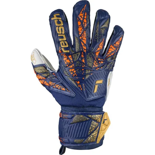 Vista 3 de Guantes de Portero Reusch Attrakt Grip Azul marino Adultos