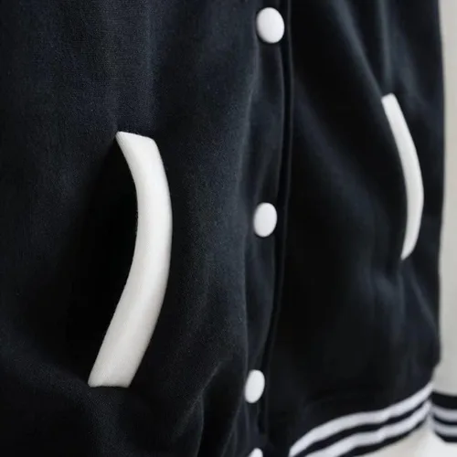 Vista 4 de Kpop Varsity Baseball Jacket Love Yourself V Jimin SUGA Jungkook Hoodie Sweater