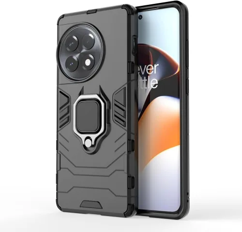 Vista 3 de Funda compatible con OnePlus Ace 2 Pro, soporte magnético para automóvil compatible con OnePlus Ace 2 Pro 5G, color negro