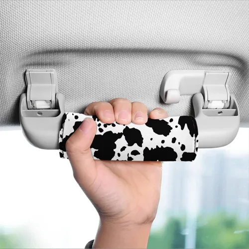 Vista 6 de Envoltura de asa de equipaje con estampado de vaca para hombres, fundas multiusos para asa de mochila, material de primera calidad, envolturas