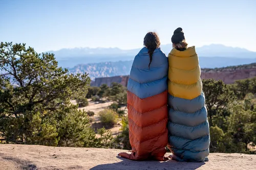 Vista 6 de Kelty Galactic Down - Saco de dormir de 30 grados, 550 Fill Power RDS Trackable Down, mochilero y campamento, cierre juntos para saco de dormir 2P