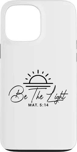 Vista 24 de Dichos cristianos y versos de la Biblia Mateo 5,14 Funda para iPhone 16