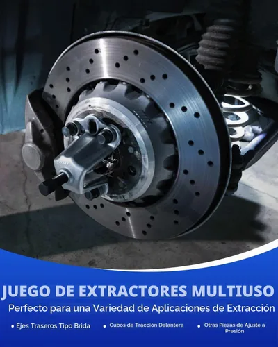 Vista 3 de Orion Motor Tech - Juego de martillo deslizante y extractor de 9 vías interno/externo, tiradores de bujes, ejes axiales de rueda trasera Extractor