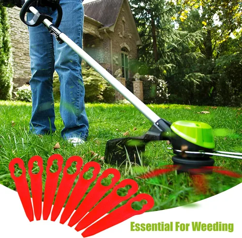 Vista 5 de 40 piezas de repuesto de cuchillas de plástico accesorios para STIHL Polycut 2-2 FSA 45 cortacésped recortadora de césped cuchillas de nailon