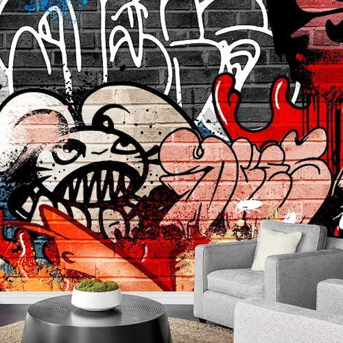 Vista 18 de wall26 - Pintura de arte abstracto marrón y beige - Mural de pared extraíble Papel pintado autoadhesivo grande - 66x96 pulgadas