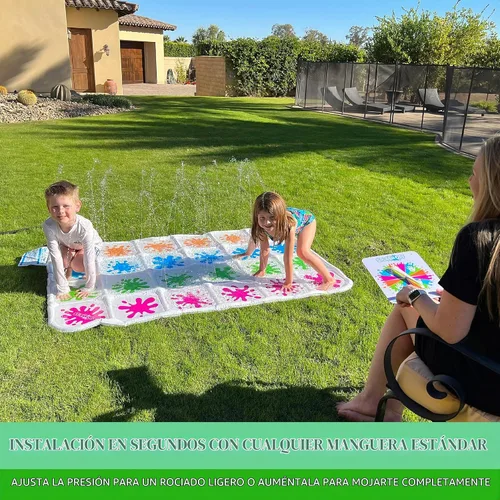 Vista 5 de GoFloats Juego Splash Off - Juego de tapete de salpicaduras de agua para niños