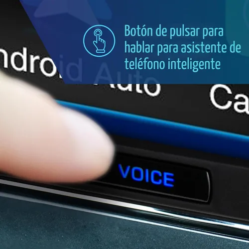 Vista 4 de [Usado] JENSEN J1CA7-BUC Apple CarPlay Android Auto certificado de 7 pulgadas Radio estéreo de coche con pantalla táctil doble DIN Llamadas