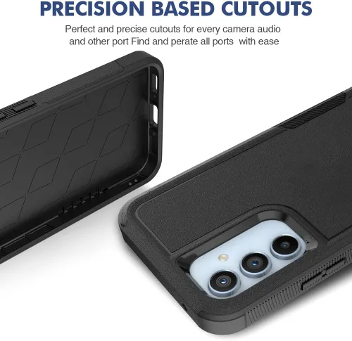 Vista 184 de Jeylly Compatible con Samsung Galaxy A22 5G Funda, Funda Samsung A22 5G con 2pcs protectores de pantalla de vidrio templado