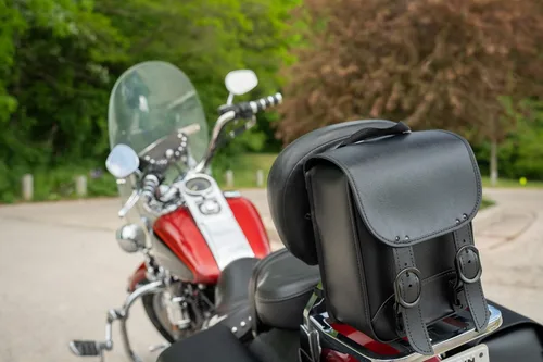 Vista 6 de Willie & Max By Dowco Serie Black Jack Bolsa para arco de respaldo de motocicleta con protección UV, piel sintética sin mantenimiento, universal