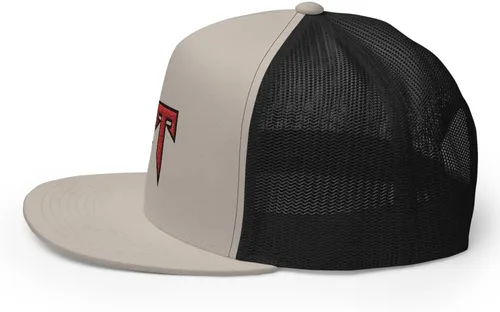 Vista 6 de RIVEMUG Corridos Tumbados CT - Gorra de camionero con visera plana, corona alta, ajustable, Coridos Belicos