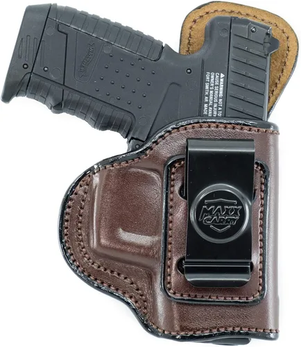 Vista 9 de Maxx Carry Funda de cuero para Walther CCP. Funda IWB con clip oculto para llevar