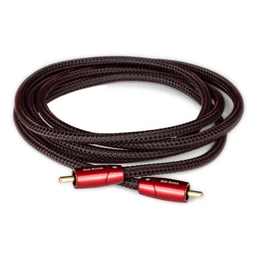 Vista 2 de AudioQuest Cable de interconexión de audio RCA Red River (1.6 ft, par)