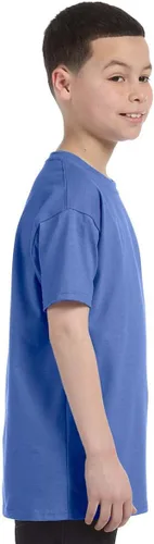 Vista 4 de Hanes Camiseta sin etiqueta Ultimate ComfortSoft para niño grande