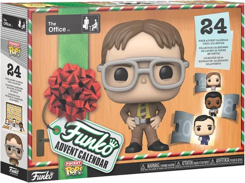 Vista 4 de Funko Pop! Calendario de Adviento: The Office - Michael Scott - 24 Días de Sorpresas - Mini Figuras de Vinilo Coleccionables - Caja Misterio - Idea