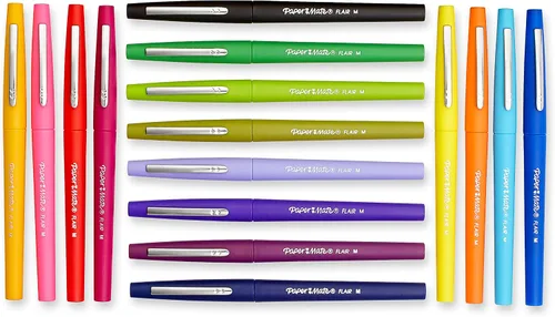 Vista 3 de Paper Mate - Bolígrafos de punta de fieltro, punta media (0.7 mm)