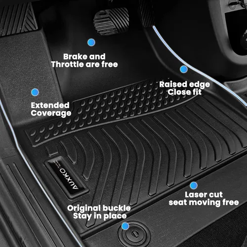 Vista 5 de Alfombrillas para Todo Clima Alfombrilla de Carga Compatibles con Jeep Grand Cherokee (WL Incluye 4xe, No WK2 o WL75) 2022-2025 Solo 5 Asientos
