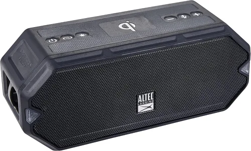 Vista 5 de Altec Lansing - Altavoz Bluetooth portátil inalámbrico HydraBlast, impermeable IP67 para fiestas, altavoces recargables USB C para exteriores
