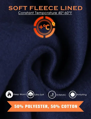 Vista 2 de Pinspark Pantalones deportivos con forro polar para mujer, para invierno y otoño, pantalones deportivos casuales holgados con bolsillos