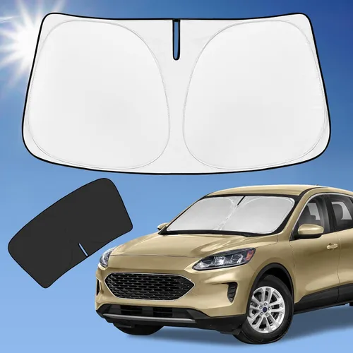 Vista 7 de Parasol de 4 capas para parabrisas, ajuste personalizado, tela 240T
