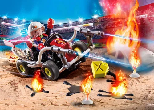 Vista 2 de Playmobil Stunt Show Fire Quad
