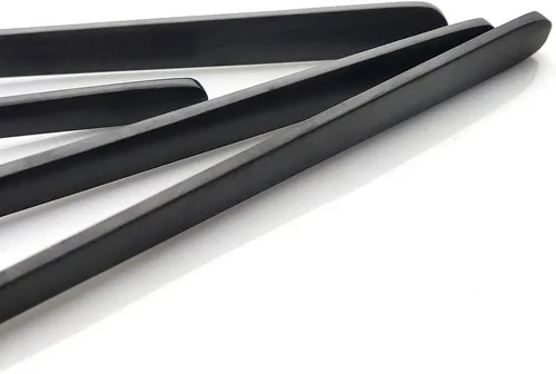 Vista 4 de Juego de cubiertos de 24 piezas con utensilios de cocina para servir, servicio para 6, utensilios de acero inoxidable 304, cuchillo, A-Negro