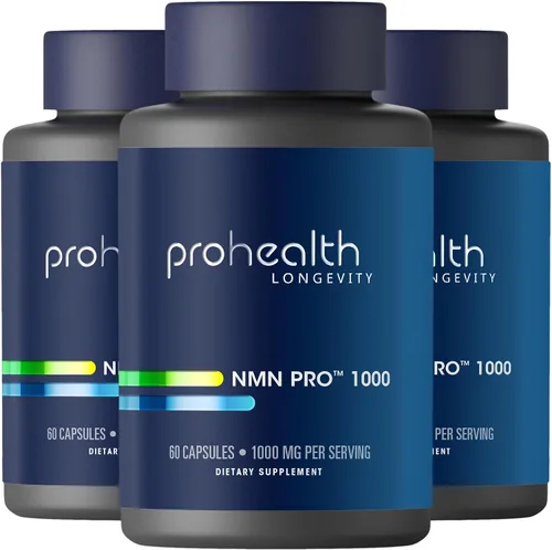 Vista 8 de ProHealth NMN Pro 1000 (60 Cápsulas) Uthever® NMN clínicamente estudiado. Precursor de NAD+ para energía celular, apoyo mitocondrial