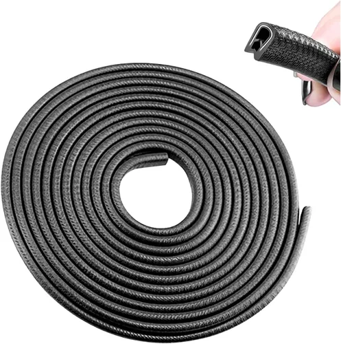 Vista 14 de Protector de borde para puerta de automóvil, sello de goma universal en forma de U, protectores de borde de barco de aluminio, no requiere