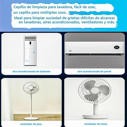 Vista 5 de Cepillo de limpieza para lavadora, cepillo para lavadora, limpiador de lavadora de carga frontal, limpiador de cepillo de carga para lavadora