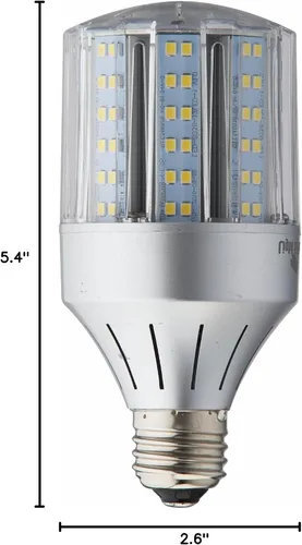 Vista 3 de LED-8038E40-A Bolardo/Poste Top Retrofit Luz LED, 14 W, Base E26, 2064 lúmenes, CRI 82.1, 4000K Blanco Natural