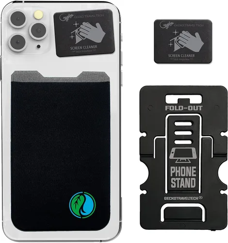 Vista 71 de Gecko - Cartera adhesiva para tarjetas de crédito y dinero en efectivo