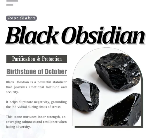 Vista 2 de Nupuyai Estatua de Buda tallada a mano con piedra de cristal para oficina en casa, escultura de piedra de obsidiana negra curativa de Reiki de 1.9