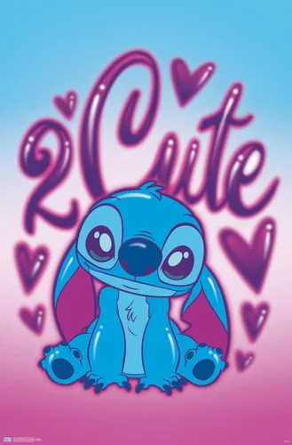 Vista 9 de Trends International Disney Lilo and Stitch - Póster de pared, 22.4 pulgadas de largo x 14.7 pulgadas, versión enmarcada en madera de granero