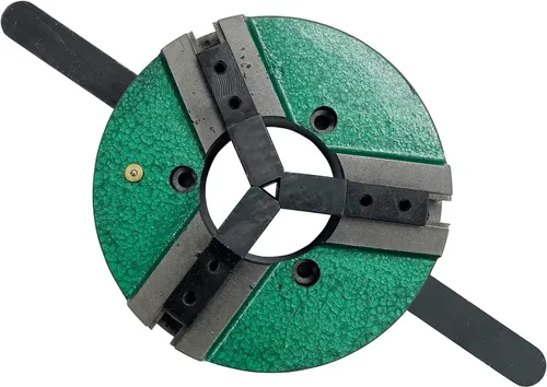 Vista 4 de INTBUYING Posicionador de soldadura autocentrante de 3 mandíbulas de 8 "Posicionador de mesa Portabrocas reversible de 7.874 in para fresadora