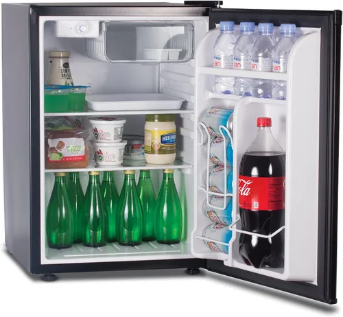 Vista 4 de Commercial Cool CCR26B - Refrigerador y congelador compacto de una sola Negro