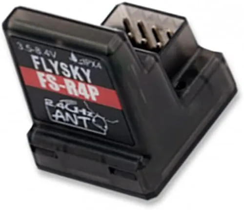 Vista 5 de Flysky FS-R7V FS-R7D 7CH/FS-R4P 4CH/FS-SR12 12CH Receptor con protocolo ANT para control remoto de coche RC (FS-R4P 4CH)