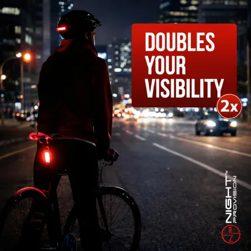 Vista 2 de Paquete de 2 luces traseras para bicicleta, fácil instalación de luces traseras de bicicleta, luces de bicicleta recargables USB C para conducción