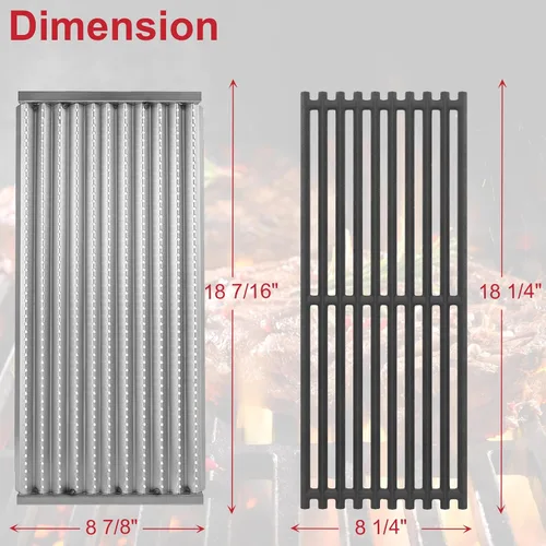 Vista 2 de Emisor de parrilla para Charbroil TRU-Infrared 463241314 463241313 463247412 463241013 463257110 463270613 463246909 463243911 4633911 463243911