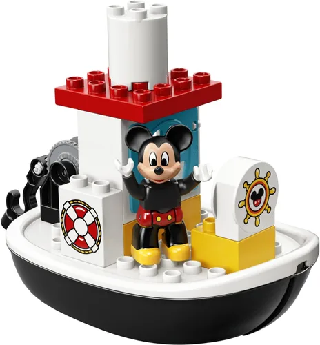 Vista 3 de LEGO - 10881 - Kit de contrucción DUPLO del bote de Mickey de Disney (28 piezas), multicolor, Estándar, Multicolor
