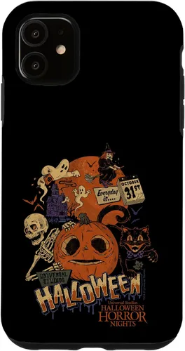 Vista 8 de Halloween Horror Nights Lil Boo - Carcasa de calabaza para iPhone 17